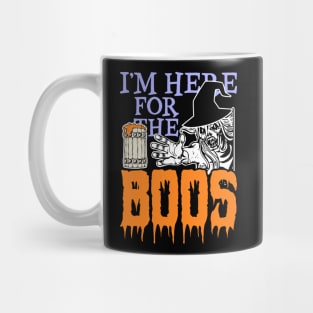 I'm here for the boos halloween vintage ghost Mug